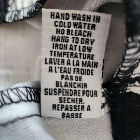 JULES & LEOPOLD Black and white midi stripped skirt Size S - Picture 6 of 6